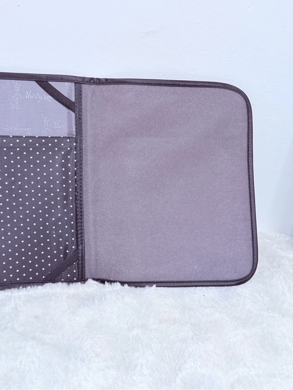 Thirty One Fold Up Cover Carry Organizer Notepad iPad Tablet Case Bold Bloom